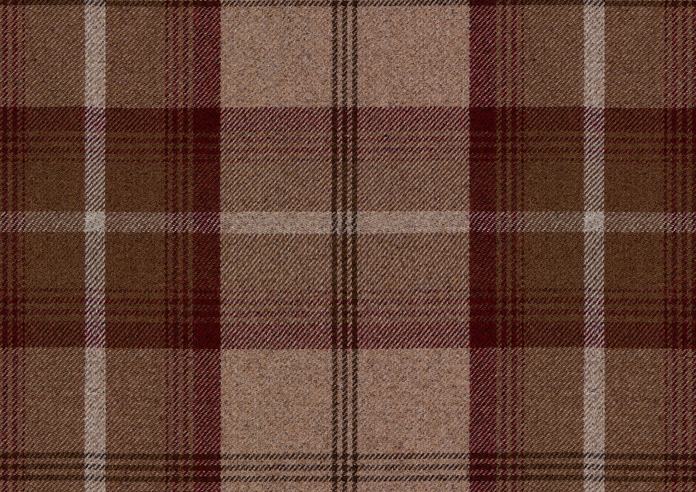 Highland, Mulberry - Roman Blind - Image 6